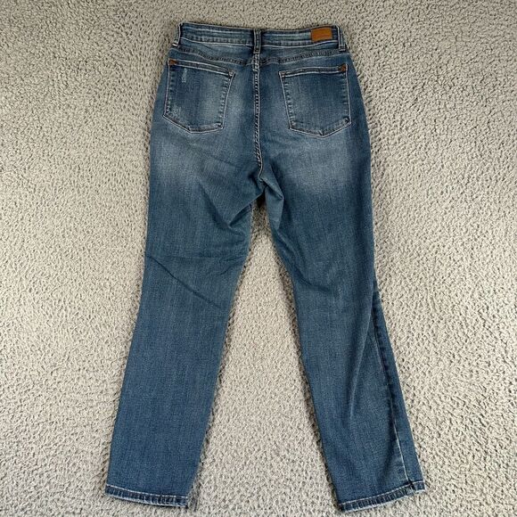 Judy Blue Women's Boyfriend Jeans - Classic Blue - Picture 10 of 13